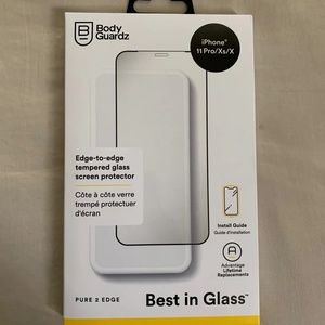 BodyGuardz Pure® 2 Edge Premium Glass Screen Protector